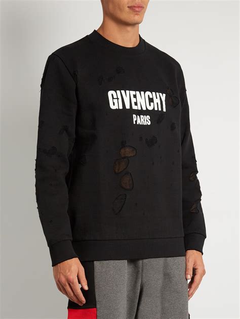 givenchy distressed jumper|givenchy sweater cheap.